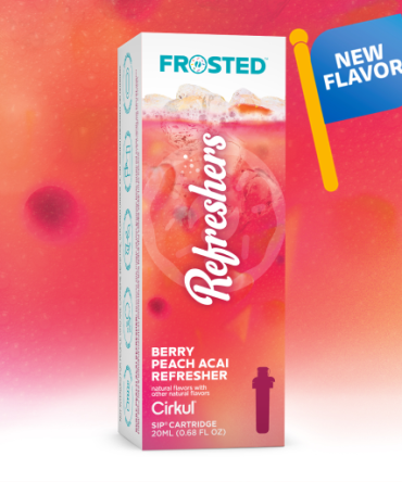 Frosted Berry Peach Acai Refresher