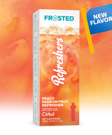 Frosted Peach Passion Fruit Refresher